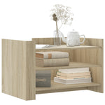 Salongbord Sonoma Eik 80X50X50 Cm Konstruert Tre
