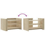 Salongbord Sonoma Eik 80X50X50 Cm Konstruert Tre