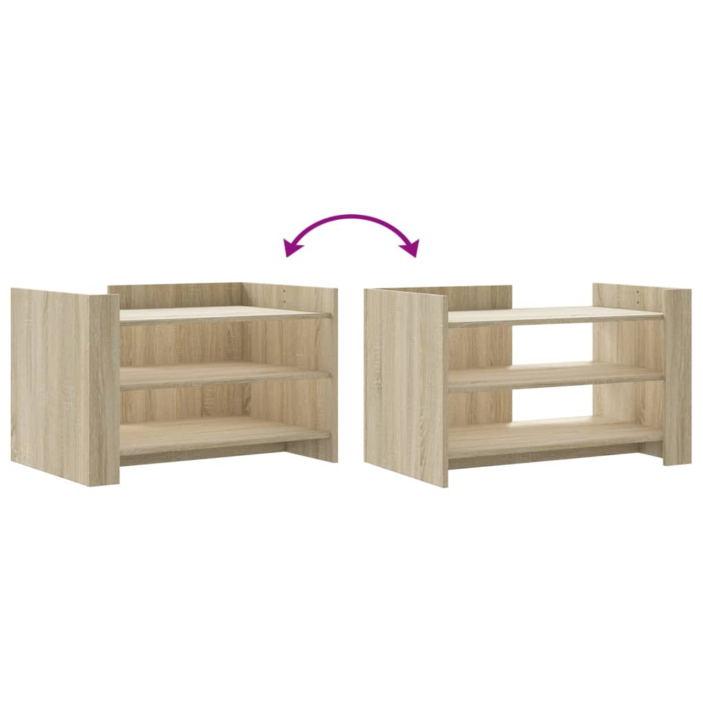 Salongbord Sonoma Eik 80X50X50 Cm Konstruert Tre