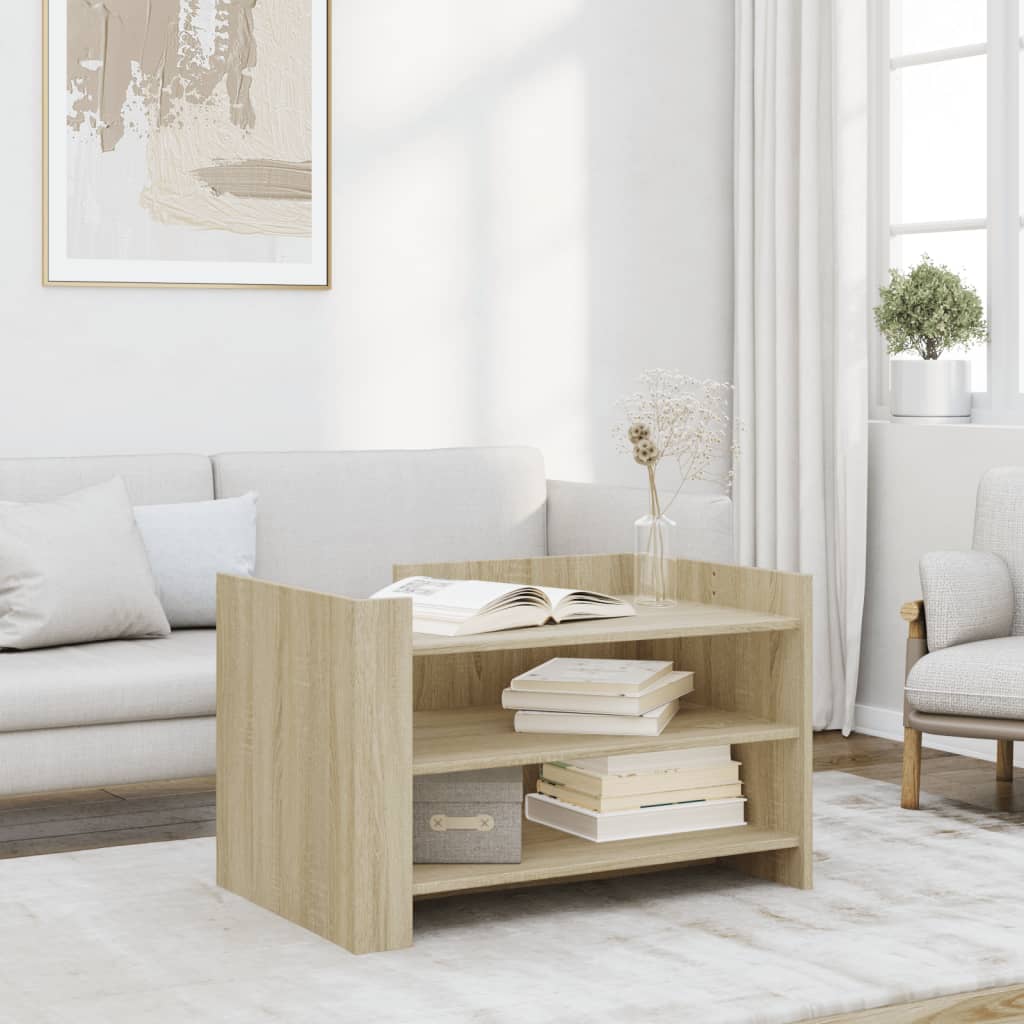 Salongbord Sonoma Eik 80X50X50 Cm Konstruert Tre