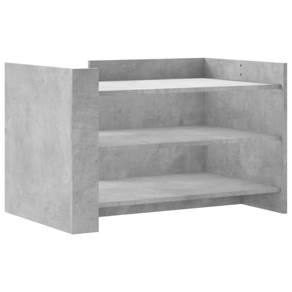 Salongbord Betonggrå 80X50X50 Cm Konstruert Tre