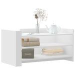 Salongbord Hvit 100X50X50 Cm Konstruert Tre