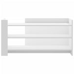 Salongbord Hvit 100X50X50 Cm Konstruert Tre