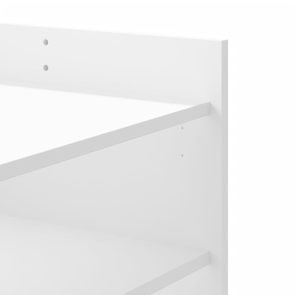 Salongbord Hvit 100X50X50 Cm Konstruert Tre