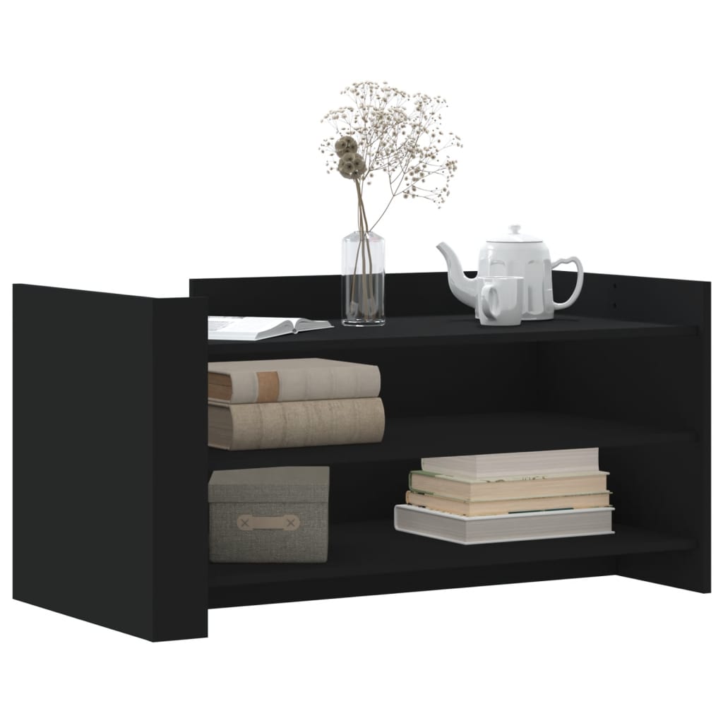 Salongbord Svart 100X50X50 Cm Konstruert Tre