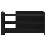 Salongbord Svart 100X50X50 Cm Konstruert Tre
