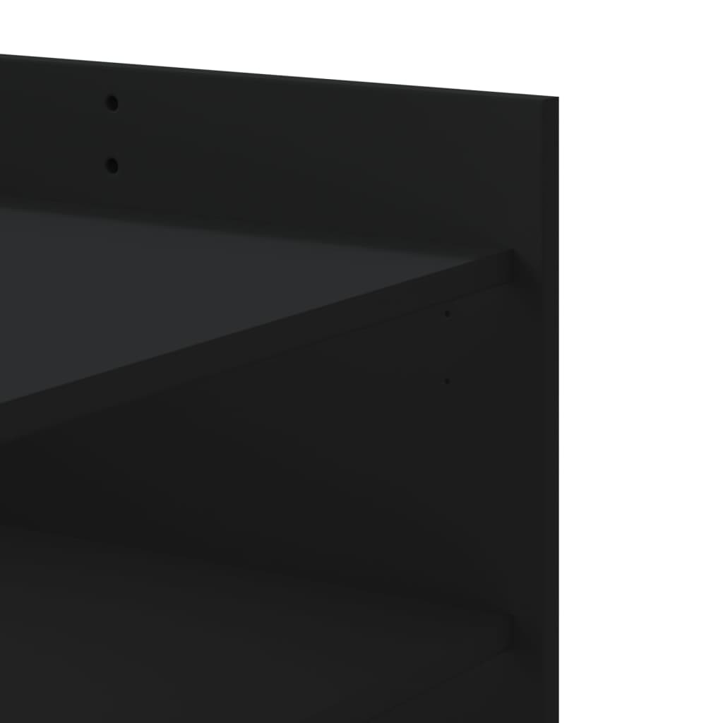Salongbord Svart 100X50X50 Cm Konstruert Tre