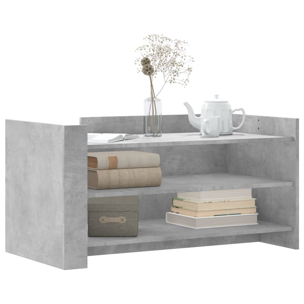 Salongbord Betonggrå 100X50X50 Cm Konstruert Tre
