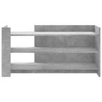Salongbord Betonggrå 100X50X50 Cm Konstruert Tre