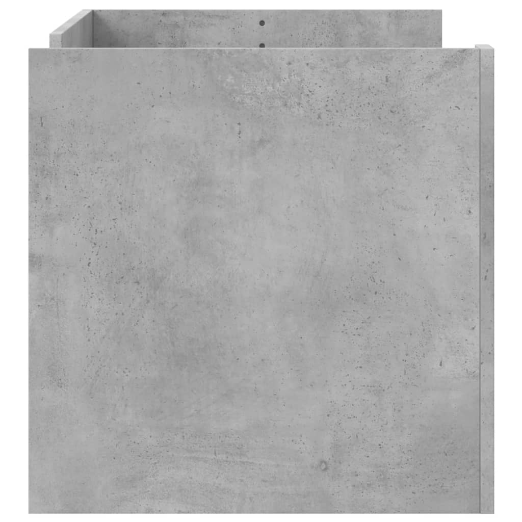 Salongbord Betonggrå 100X50X50 Cm Konstruert Tre