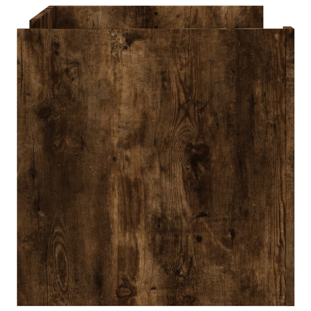Salongbord Røkt Eik 100X50X50 Cm Konstruert Tre
