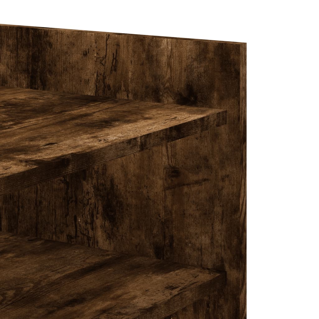 Salongbord Røkt Eik 100X50X50 Cm Konstruert Tre
