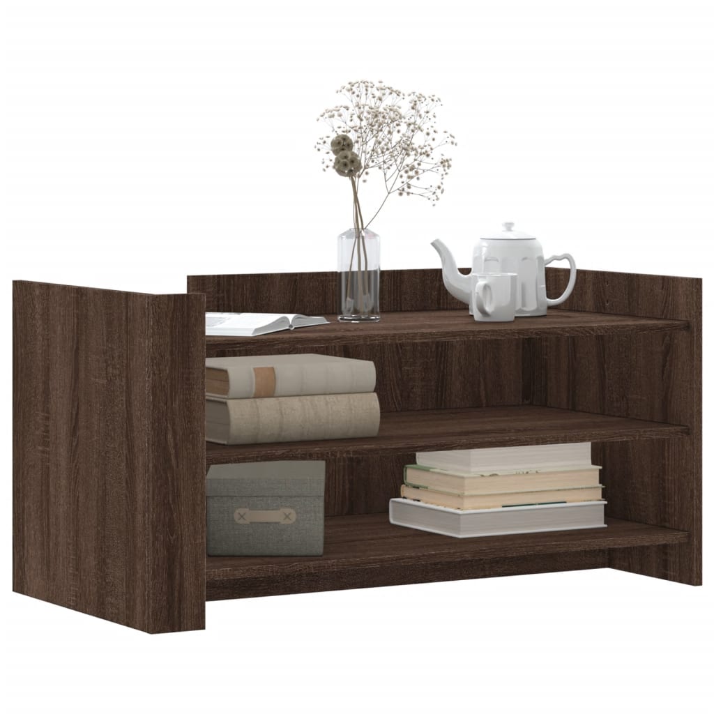 Salongbord Brun Eik 100X50X50 Cm Konstruert Tre