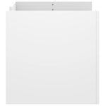 Salongbord Hvit 80X50X50 Cm Konstruert Tre