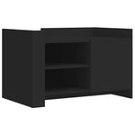 Salongbord Svart 80X50X50 Cm Konstruert Tre