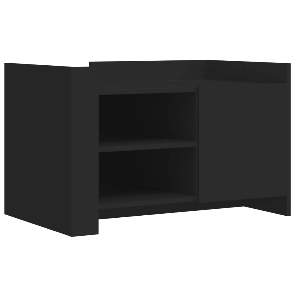 Salongbord Svart 80X50X50 Cm Konstruert Tre