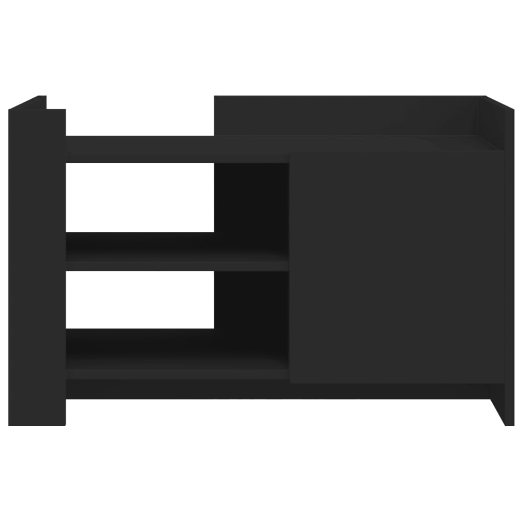 Salongbord Svart 80X50X50 Cm Konstruert Tre