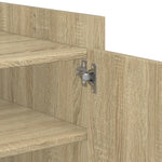 Salongbord Sonoma Eik 80X50X50 Cm Konstruert Tre
