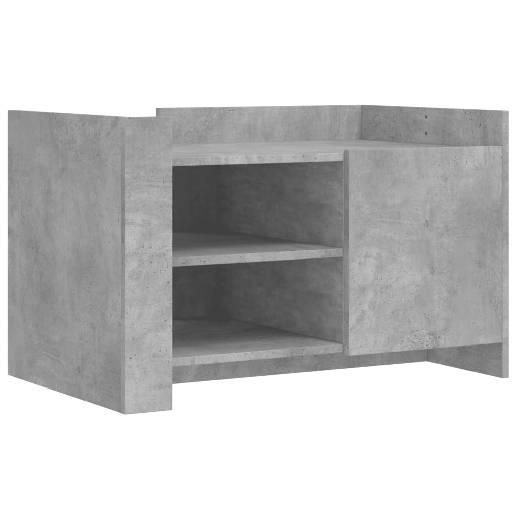 Salongbord Betonggrå 80X50X50 Cm Konstruert Tre