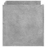 Salongbord Betonggrå 80X50X50 Cm Konstruert Tre