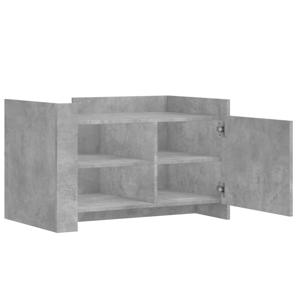 Salongbord Betonggrå 80X50X50 Cm Konstruert Tre