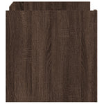 Salongbord Brun Eik 80X50X50 Cm Konstruert Tre