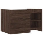 Salongbord Brun Eik 80X50X50 Cm Konstruert Tre