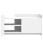 Salongbord Hvit 100X50X50 Cm Konstruert Tre