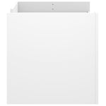 Salongbord Hvit 100X50X50 Cm Konstruert Tre