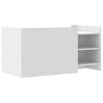 Salongbord Hvit 100X50X50 Cm Konstruert Tre