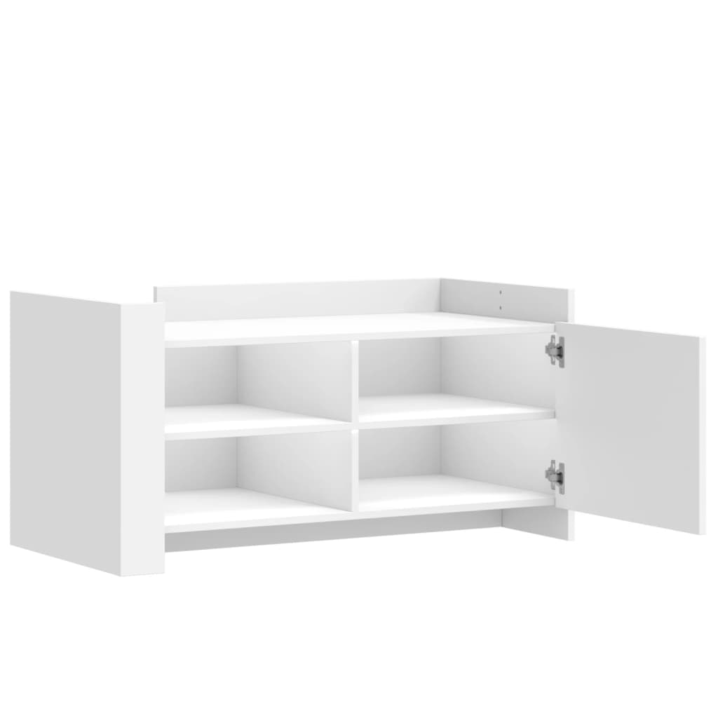 Salongbord Hvit 100X50X50 Cm Konstruert Tre