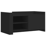 Salongbord Svart 100X50X50 Cm Konstruert Tre
