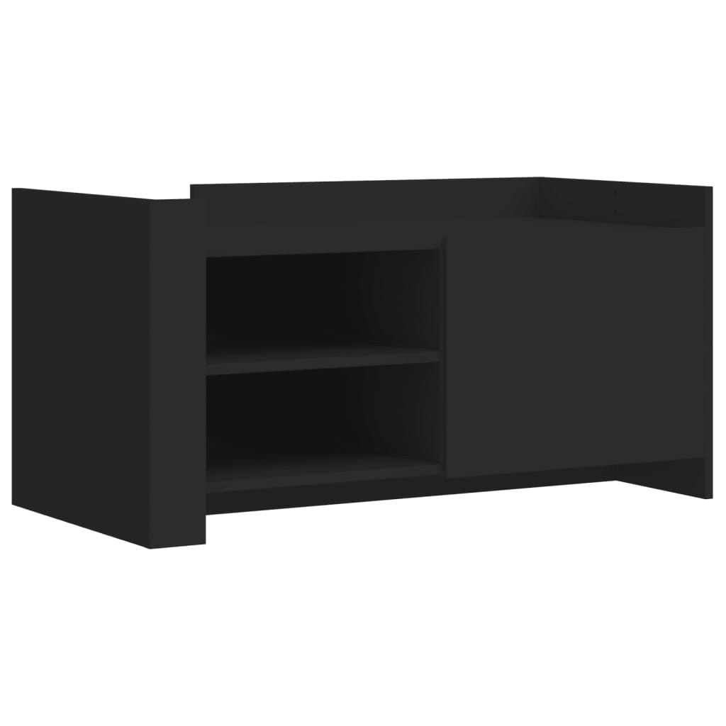 Salongbord Svart 100X50X50 Cm Konstruert Tre
