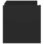 Salongbord Svart 100X50X50 Cm Konstruert Tre