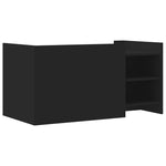 Salongbord Svart 100X50X50 Cm Konstruert Tre