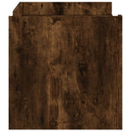Salongbord Røkt Eik 100X50X50 Cm Konstruert Tre