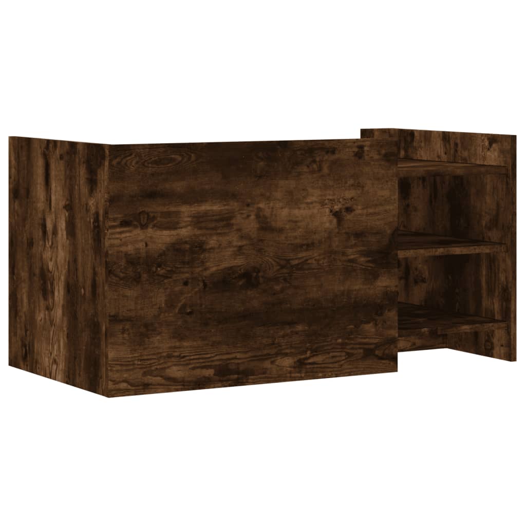 Salongbord Røkt Eik 100X50X50 Cm Konstruert Tre
