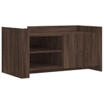 Salongbord Brun Eik 100X50X50 Cm Konstruert Tre