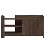 Salongbord Brun Eik 100X50X50 Cm Konstruert Tre