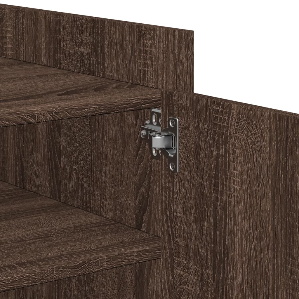 Salongbord Brun Eik 100X50X50 Cm Konstruert Tre