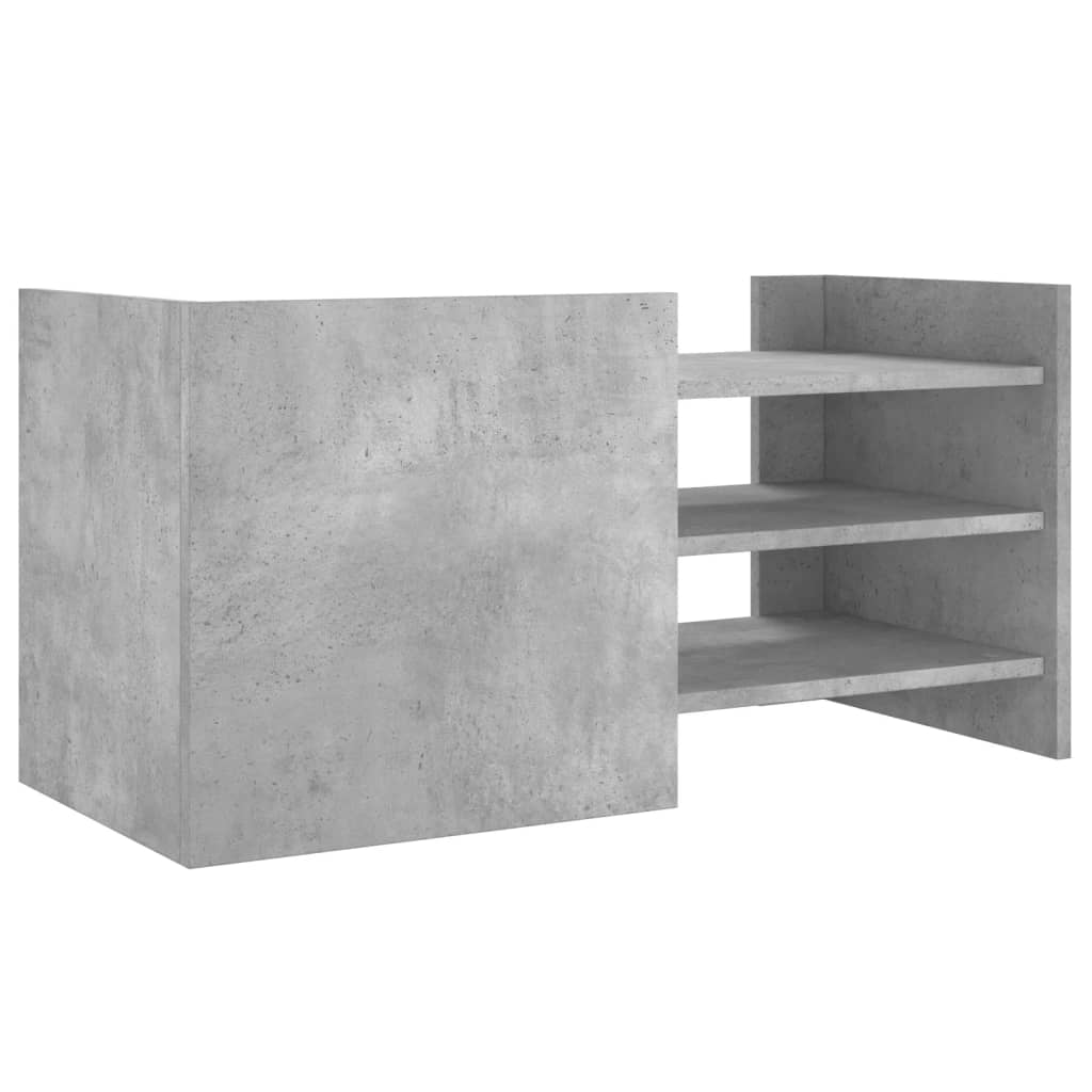 Tv-Benk Betonggrå 80X35X40 Cm Konstruert Tre