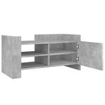 Tv-Benk Betonggrå 80X35X40 Cm Konstruert Tre