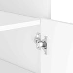 Skjenk Hvit 45X35X75 Cm Konstruert Tre