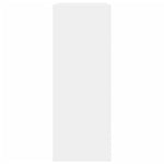 Skohylle Hvit 74,5X37,5X100 Cm Konstruert Tre