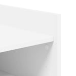 Skohylle Hvit 74,5X37,5X100 Cm Konstruert Tre