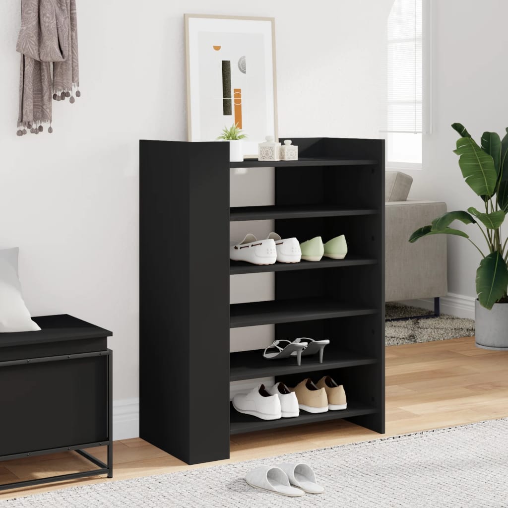 Skohylle Hvit 74,5X37,5X100 Cm Konstruert Tre