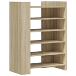 Skohylle Sonoma Eik 74,5X37,5X100 Cm Konstruert Tre