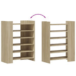 Skohylle Sonoma Eik 74,5X37,5X100 Cm Konstruert Tre