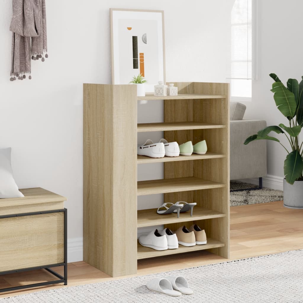 Skohylle Sonoma Eik 74,5X37,5X100 Cm Konstruert Tre