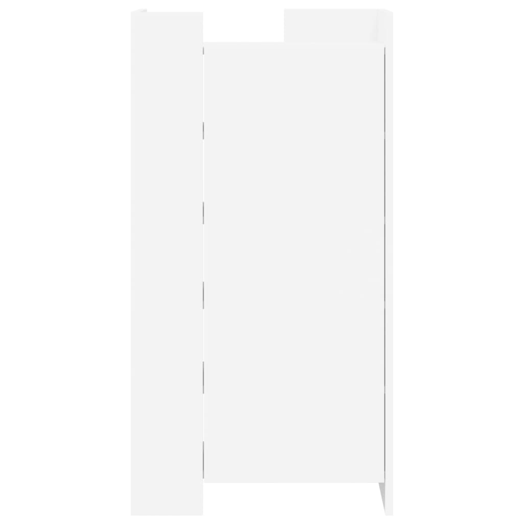 Skoskap Hvit 52X37,5X100 Cm Konstruert Tre